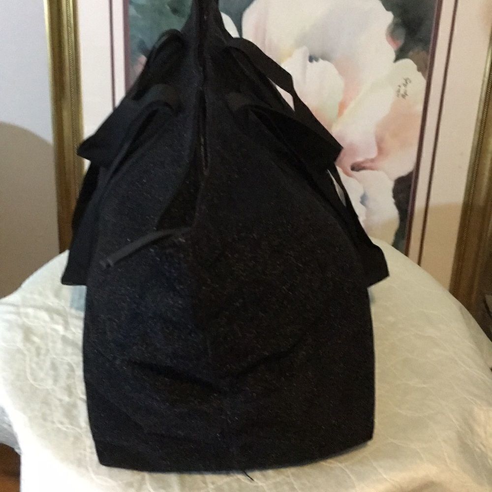 Wild Fable Lurex Shinning Tote Handbag - Black - Picture 2 of 6